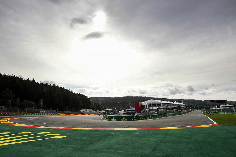 Detalle de la pista de Spa-Francorchamps
