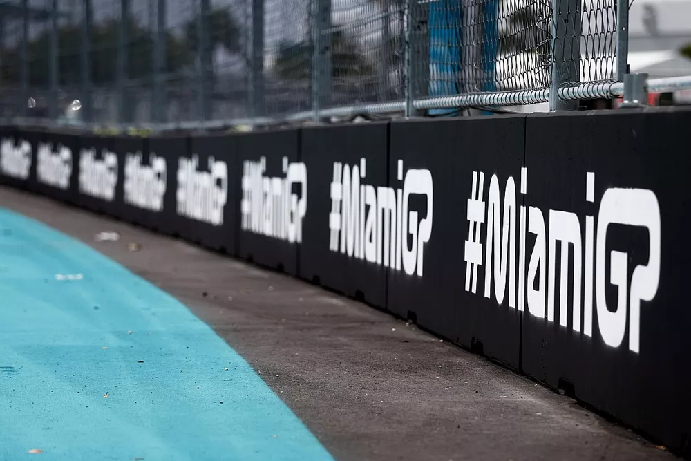 Miami GP track signage