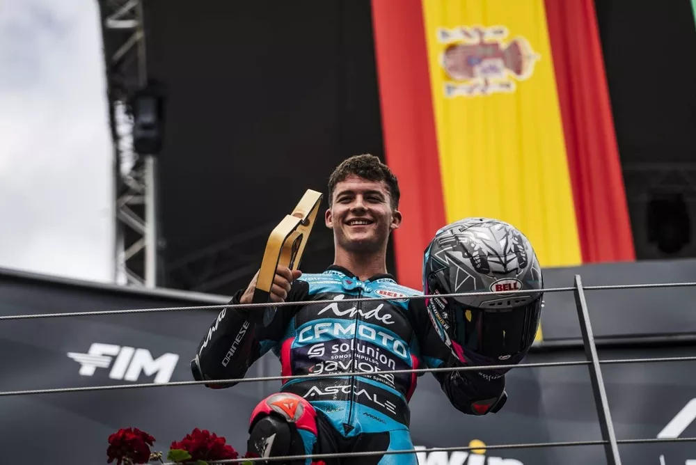 Dani Holgado, podio Austria