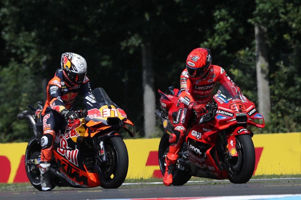 Pedro Acosta, Red Bull KTM Factory Racing, Marc Marquez, Ducati Team