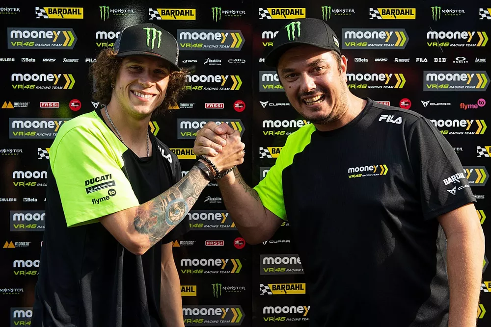 Marco Bezzecchi, VR46 Racing Team with Uccio Salucci 