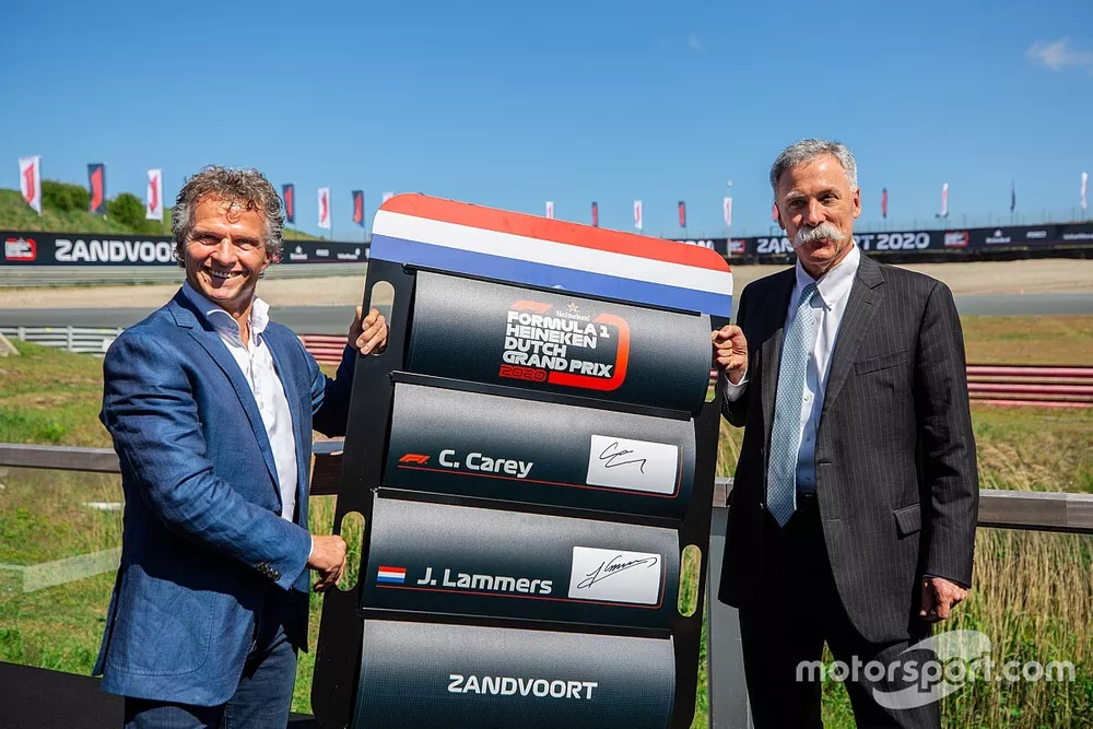 Jan Lammers met Chase Carey, CEO Formula One