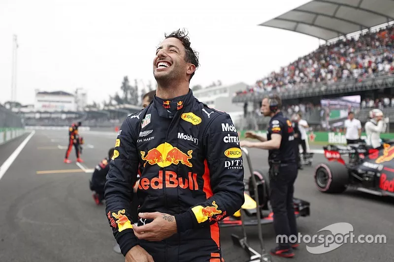 Polesitter Daniel Ricciardo, Red Bull Racing