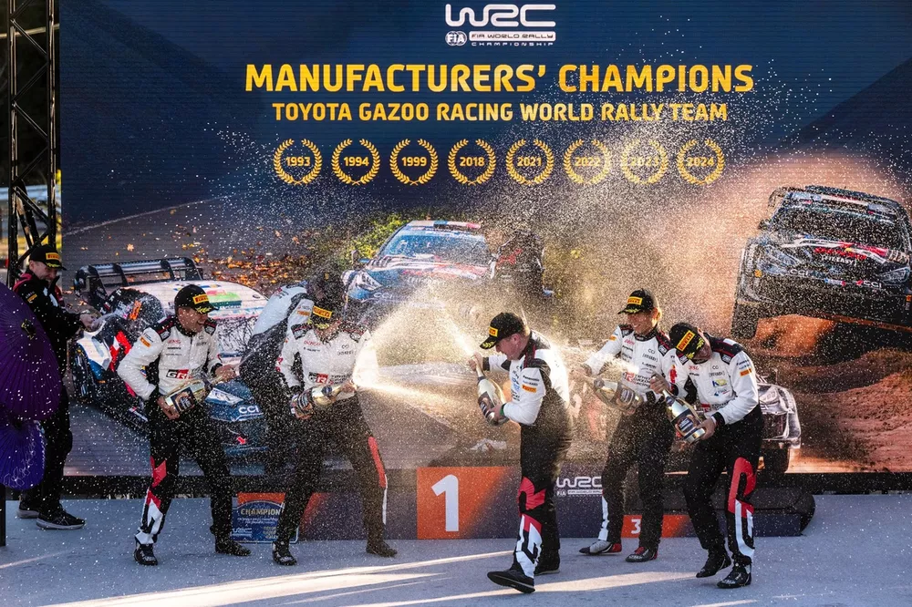 Jari-Matti Latvala, Toyota Gazoo Racing, Elfyn Evans, Scott Martin, Toyota Gazoo Racing WRT Toyota GR Yaris Rally1, S&eacute;bastien Ogier, Vincent Landais, Toyota Gazoo Racing WRT Toyota GR Yaris Rally1, Takamoto Katsuta, Aaron Johnston, Toyota Gazoo Racing WRT Toyota GR Yaris Rally1