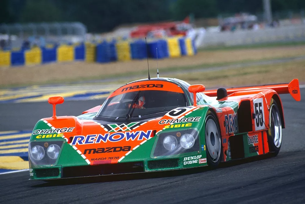 #55 Mazda 787B: 
Volker Weidler, Johnny Herbert, Bertrand Gachot