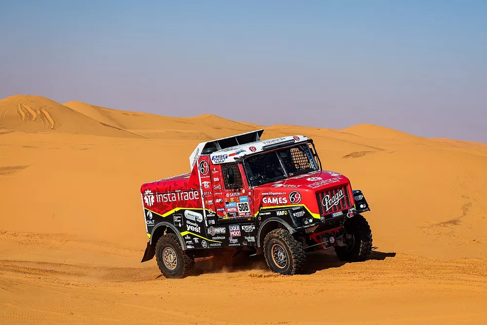 #508 Instaforex Loprais Praga: Ales Loprais, Petr Pokora, Jaroslav Valtr Jr.