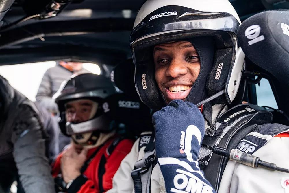 Junior WRC competitor McRae Kimathi 
