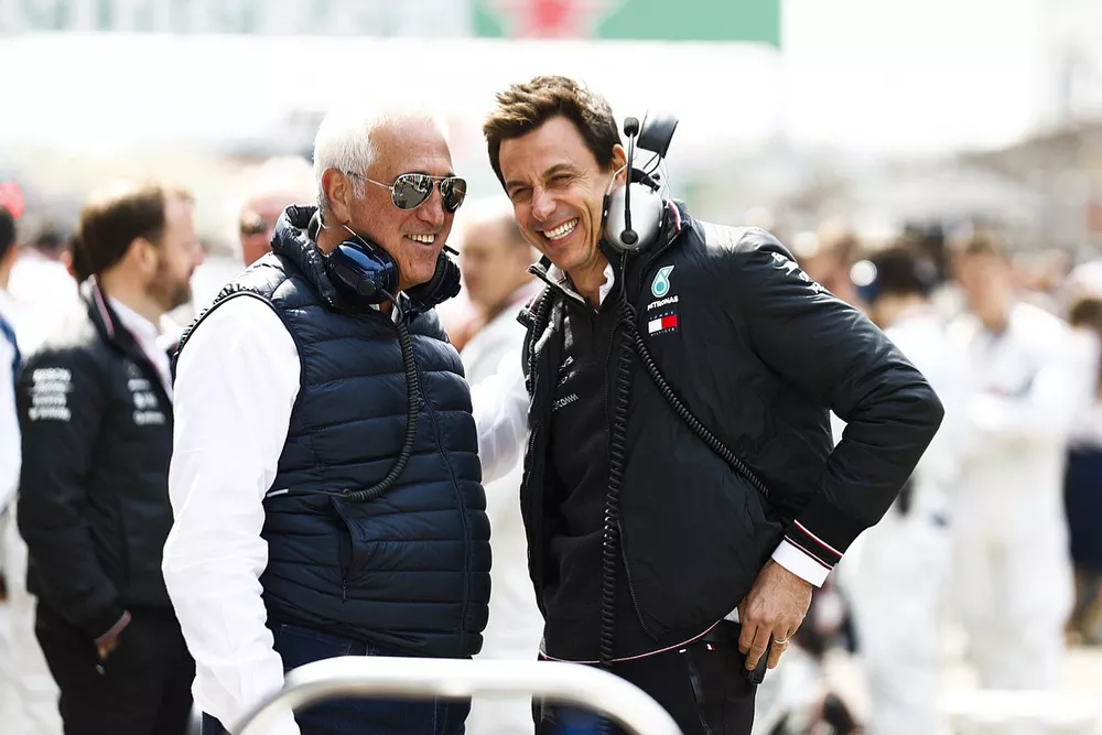 Lawrence Stroll et Toto Wolff