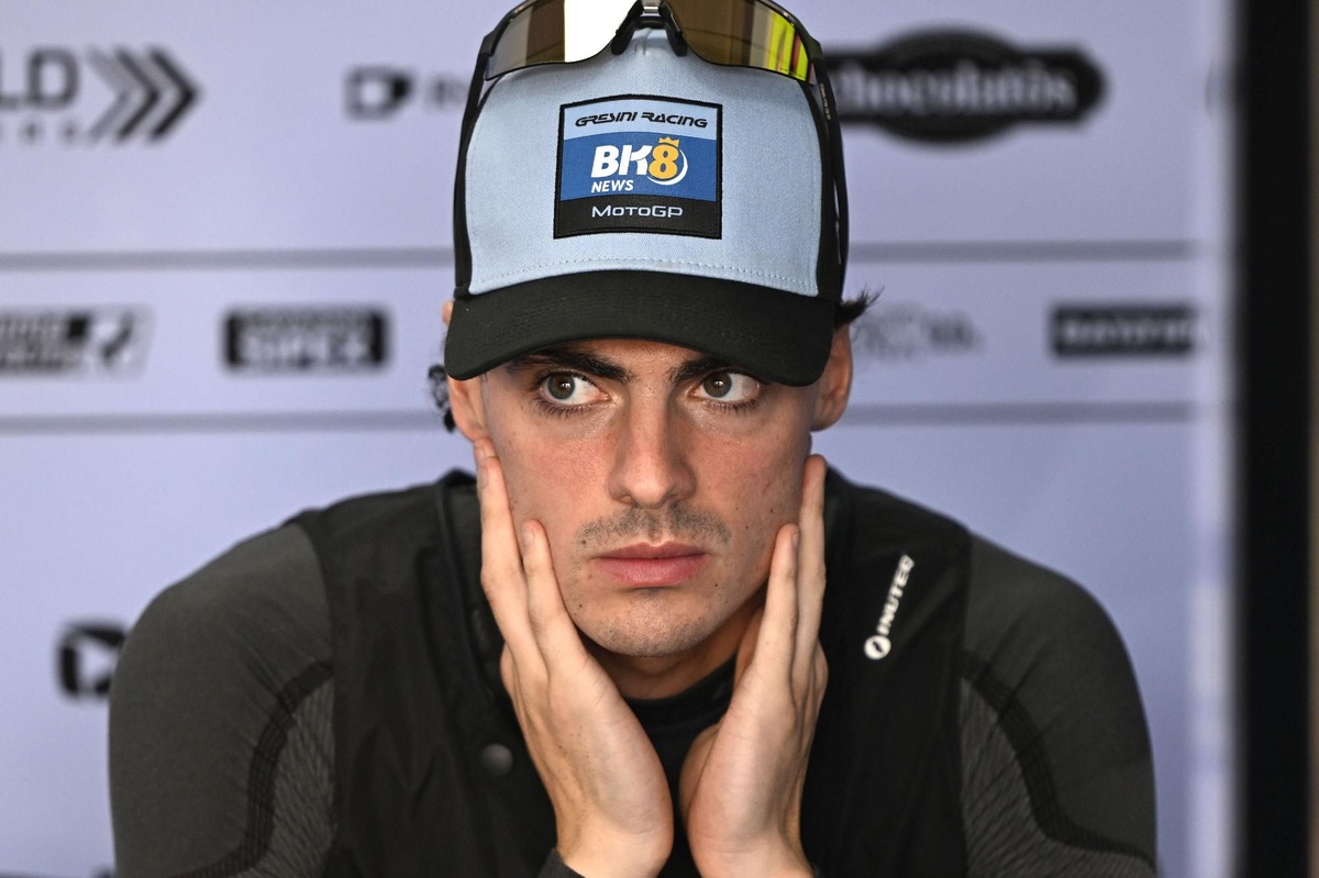 Fermin Aldeguer to have surgery after fracturing hand at Indonesian Grand Prix