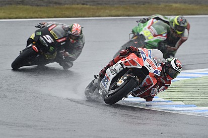 "Zu viel Wasser": Jorge Lorenzo fährt in Motegi rückwärts