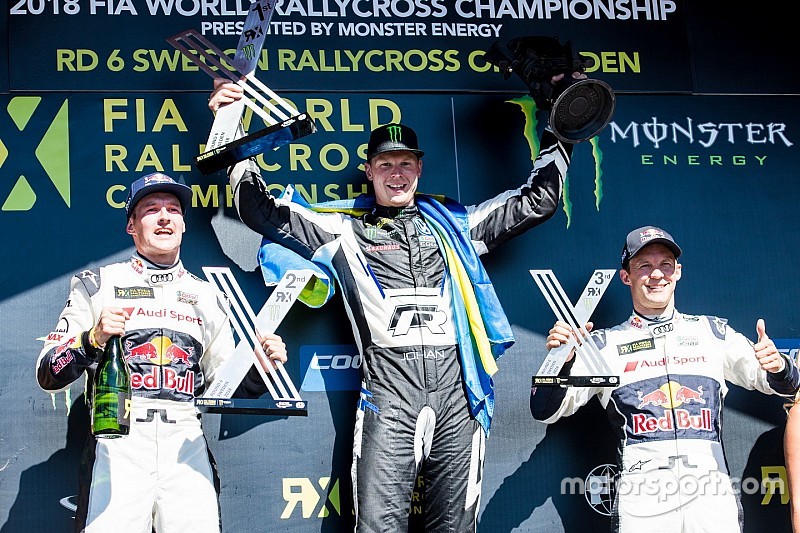 İsveç Dünya RX: Kristoffersson üst üste üçüncü galibiyetini aldı