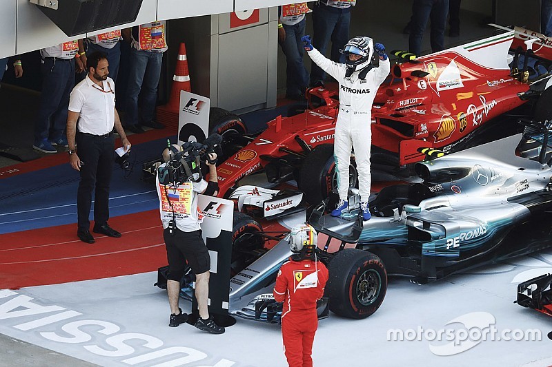 Bottas boekt in Rusland eerste F1-zege, Verstappen vijfde