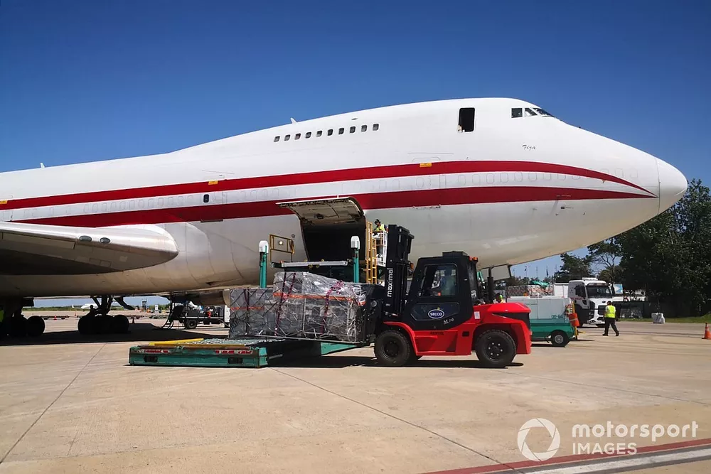 MotoGP freight is arrived in Argentina