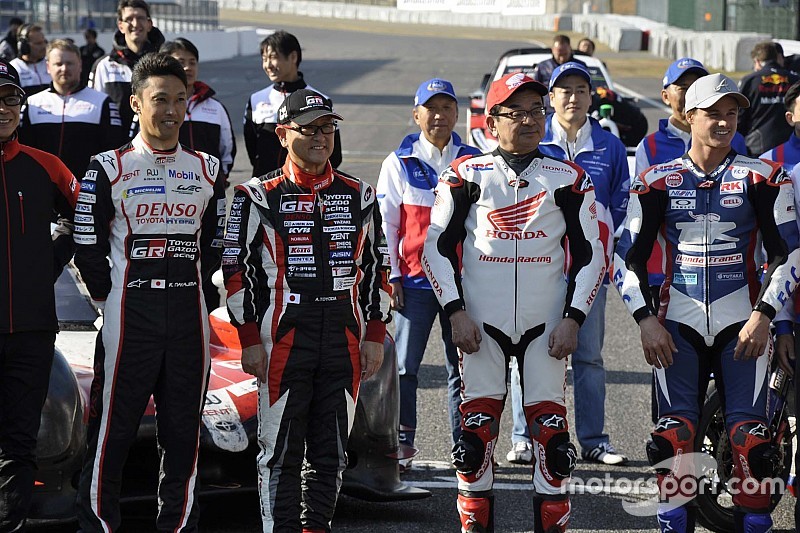 トヨタ&ホンダ、両社長が鈴鹿サーキットに揃い踏み