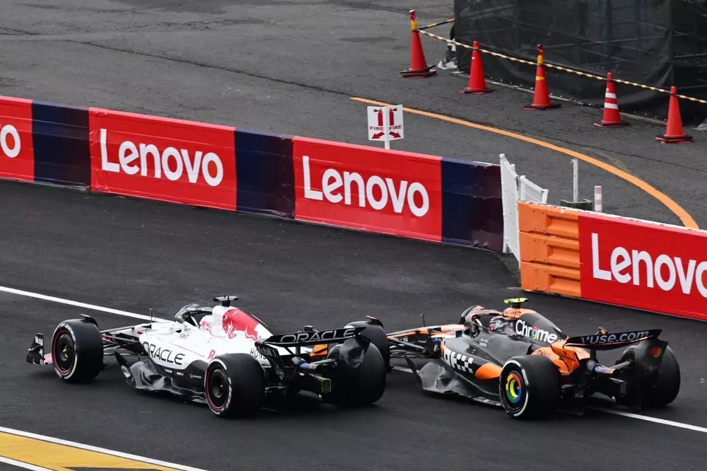 Lando Norris, McLaren, Max Verstappen, Red Bull Racing