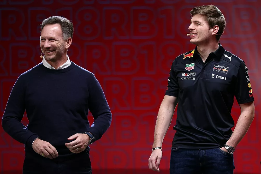 Max Verstappen, Red Bull Racing, 
Christian Horner, director del equipo Red Bull Racing