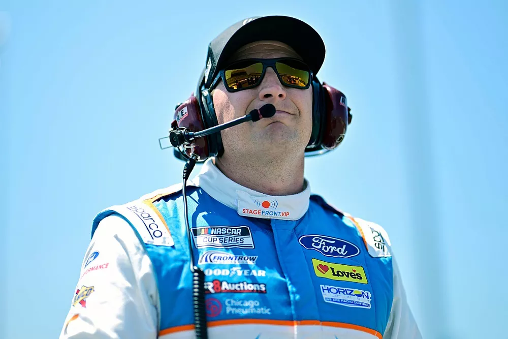 Michael McDowell, Front Row Motorsports, StageFront.VIP Ford Mustang