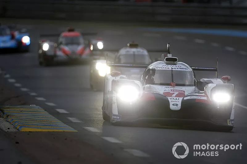 #7 Toyota Gazoo Racing Toyota TS050: Mike Conway, Kamui Kobayashi, Jos&eacute; Mar&iacute;a L&oacute;pez