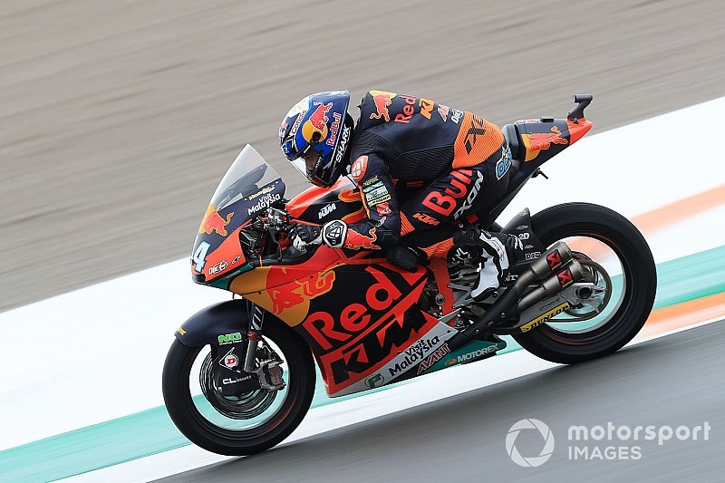 Oliveira chiude in bellezza la sua avventura in Moto2 a Valencia. Primo podio di Lecuona
