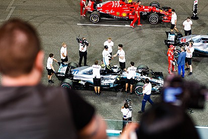 La parrilla de salida del GP de Abu Dhabi 2018, en imágenes