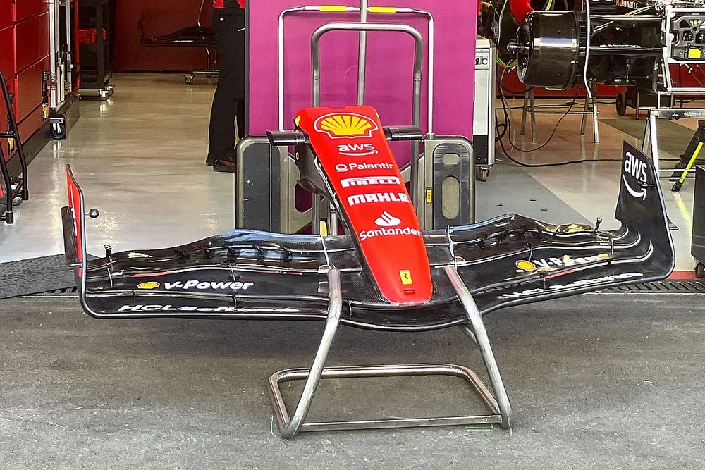 Ferrari SF-23, dettaglio dell'ala frontale
