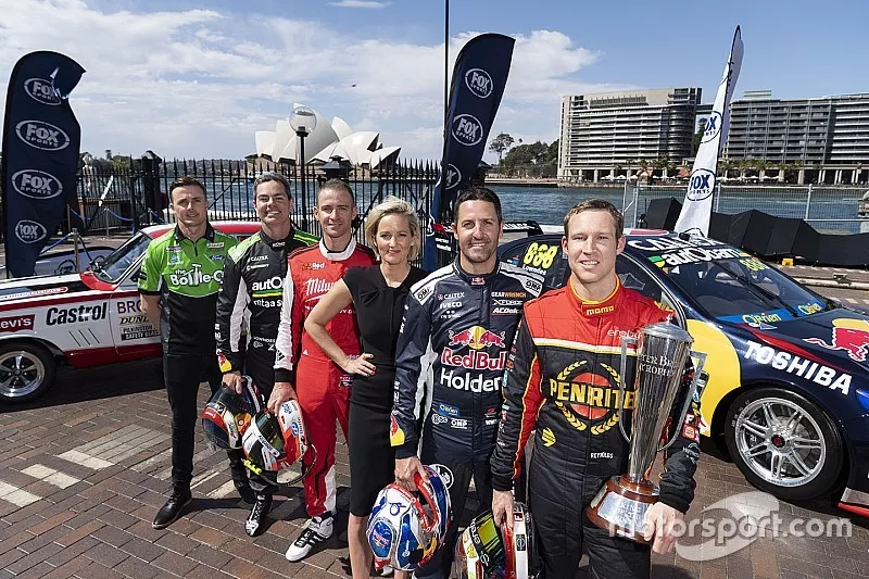 David Reynolds, Erebus Motorsport, Craig Lowndes, Triple Eight Race Engineering, Jamie Whincup, Triple Eight Race Engineering, Will Davison, 23Red Racing, Mark Winterbottom, Tickford Racing