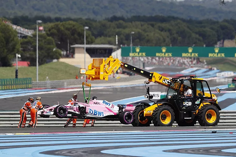 Esteban Ocon's Force India VJM11