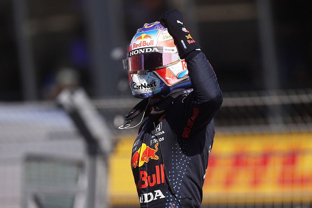 Race winner Max Verstappen, Red Bull Racing