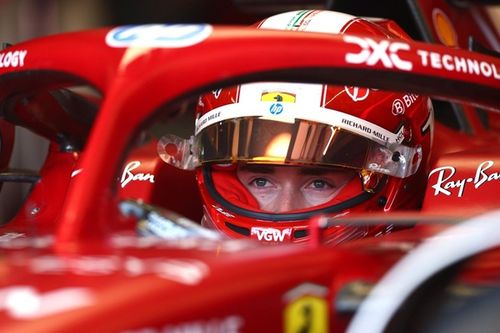 Leclerc, pesimista con el Ferrari: "Apuntamos más a las tercera, que a la segunda fila"