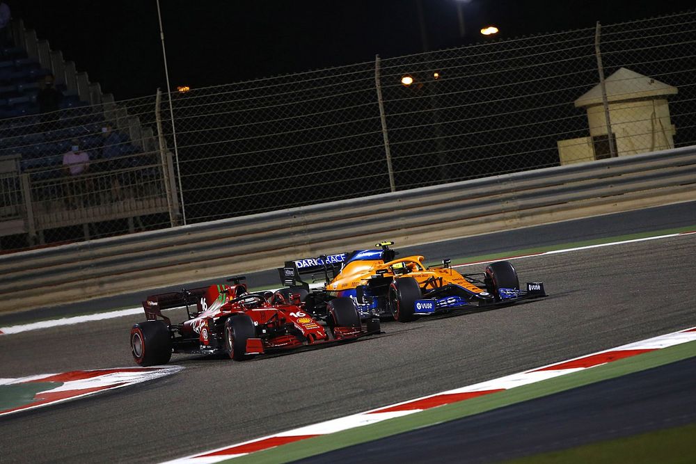 Charles Leclerc, Ferrari SF21, Lando Norris, McLaren MCL35M