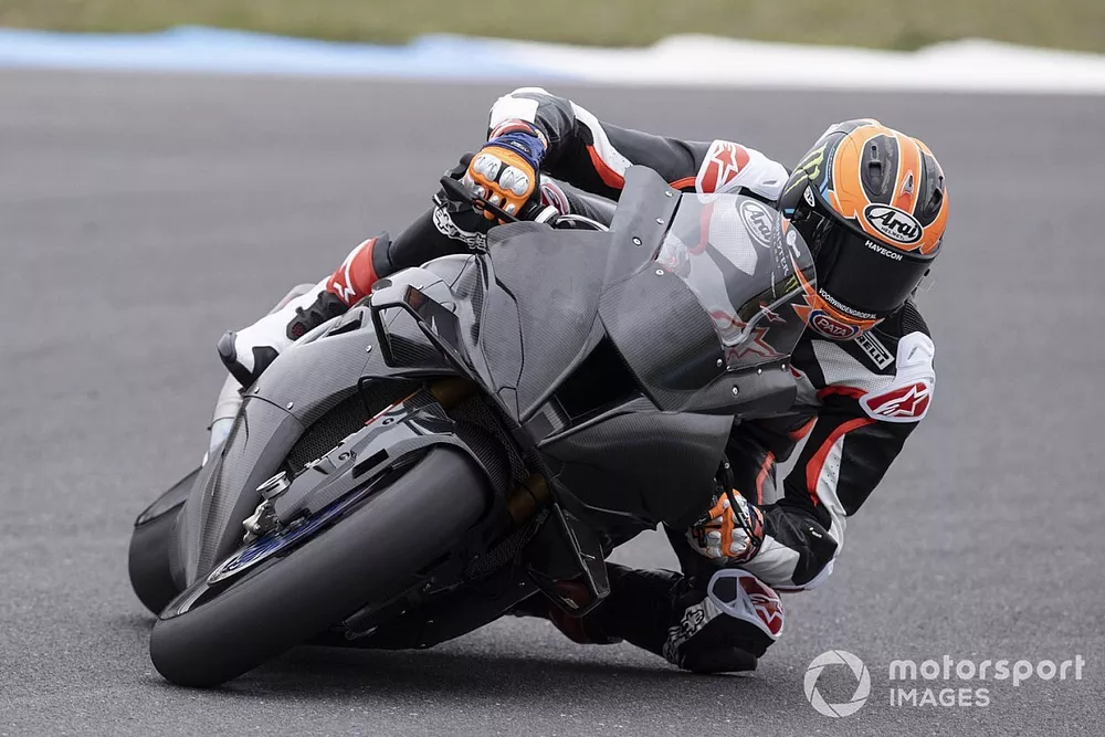 Michael van der Mark, BMW Motorrad WorldSBK Team, test de BMWS1000RR met nieuwe fairing
