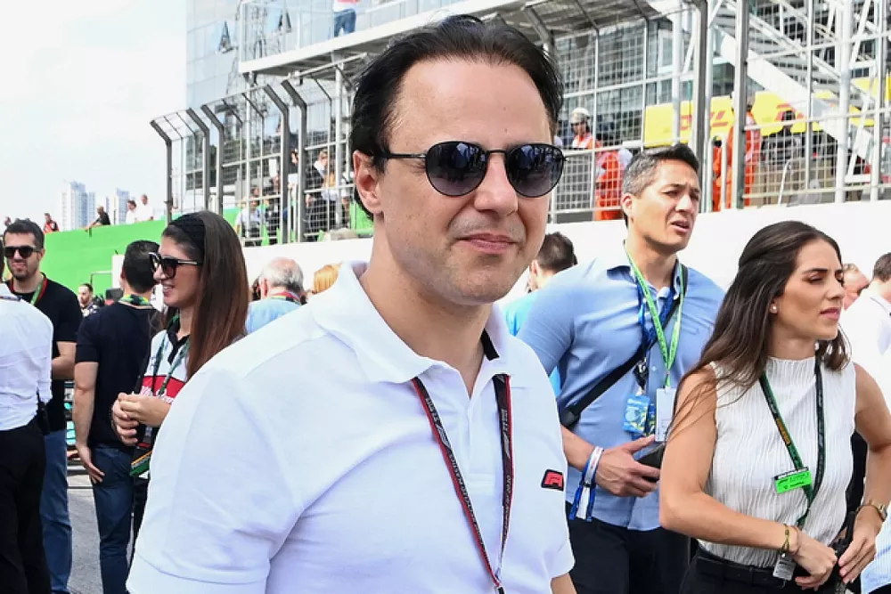 Felipe Massa on the grid