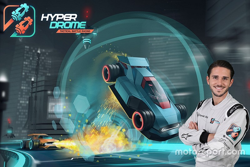Daniel Abt prend le volant dans Hyperdrome, le jeu de course du futur