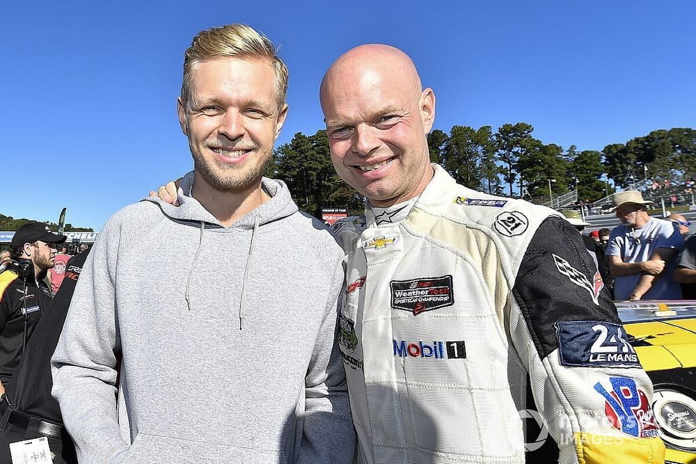 #3 Corvette Racing Chevrolet Corvette C7.R, GTLM: Jan Magnussen and Kevin Magnussen.