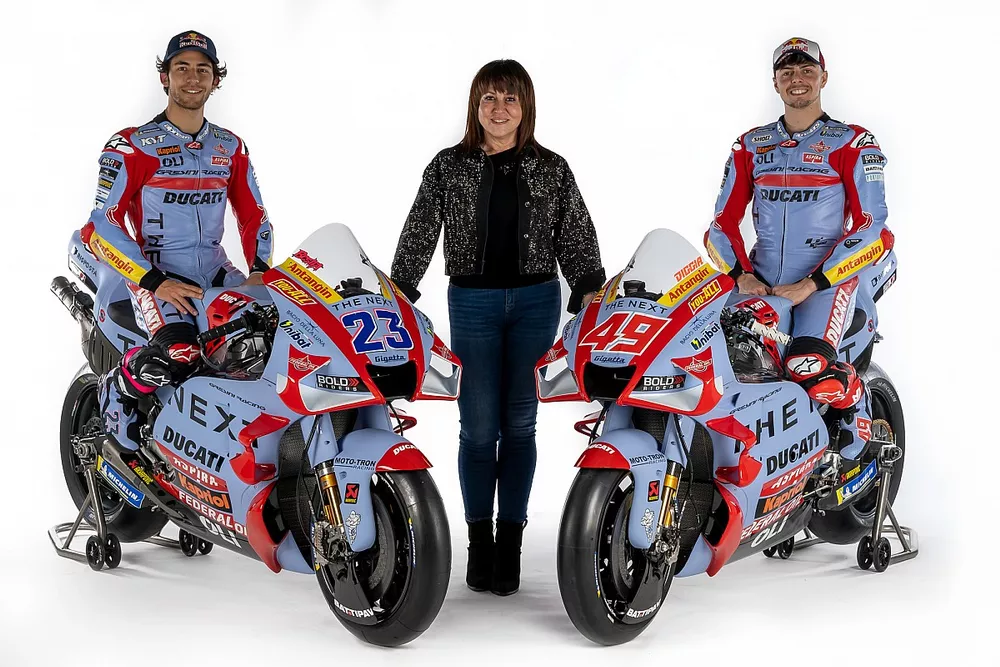 Enea Bastianini, Fabio Di Giannantonio, Gresini Racing avec Nadia Padovani