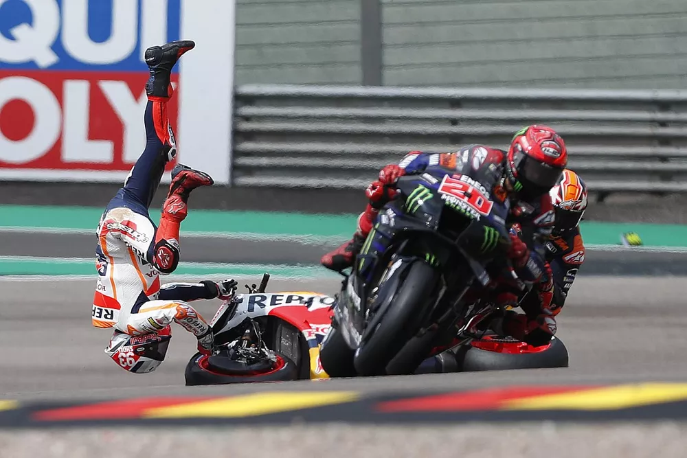 Marc Marquez, Repsol Honda Team crash