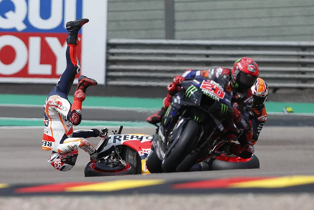 Chute de Marc Marquez, Repsol Honda Team 