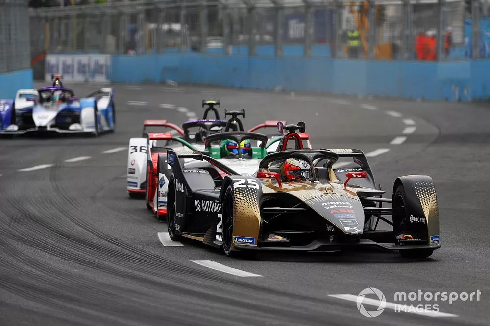 Jean-Eric Vergne, DS Techeetah, DS E-Tense FE21, Lucas Di Grassi, Audi Sport ABT Schaeffler, Audi e-tron FE07, Andre Lotterer, Tag Heuer Porsche, Porsche 99X Electric