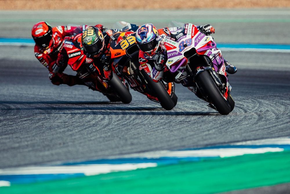 Jorge Martín, Pramac Racing, Brad Binder, Red Bull KTM Factory Racing, Francesco Bagnaia, Ducati Team