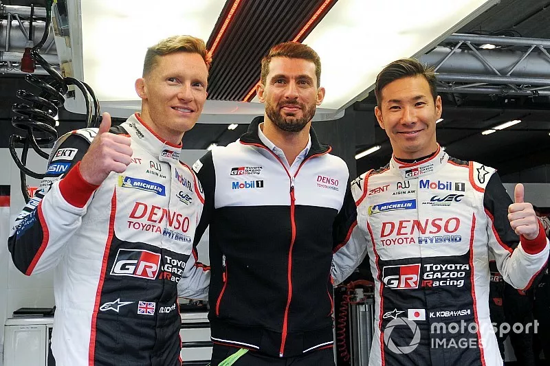 Pole position de #7 Toyota Gazoo Racing Toyota TS050: Mike Conway, Kamui Kobayashi, José María López