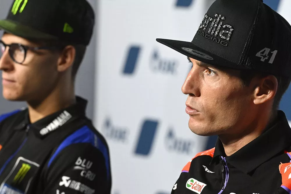 Aleix Espargaro, Aprilia Racing Team, en conf&eacute;rence de presse