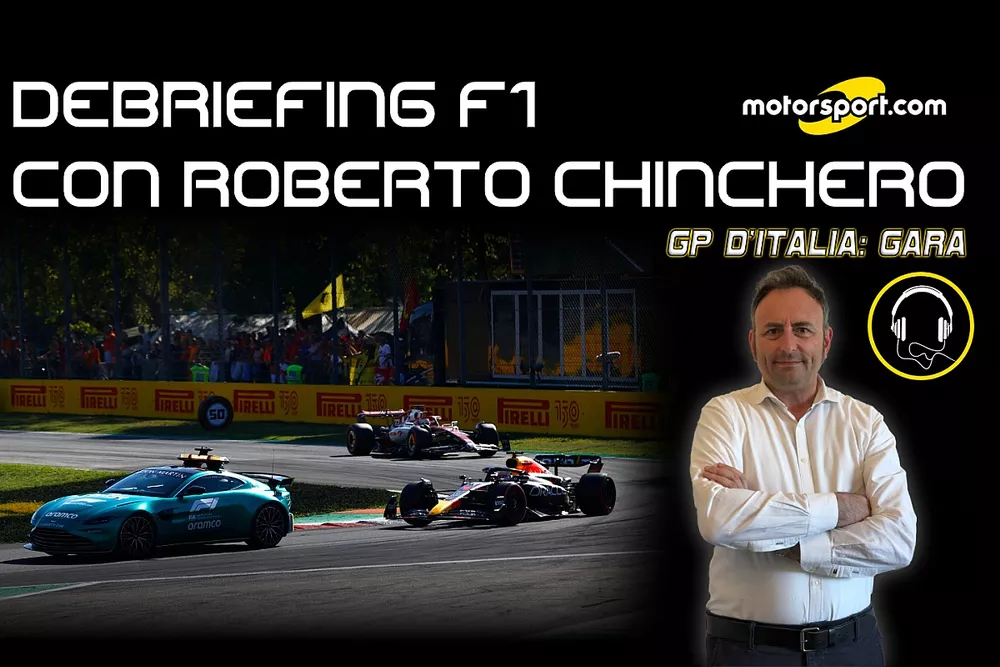 Cover "Debriefing F1 con Roberto Chinchero": GP Italia, Gara