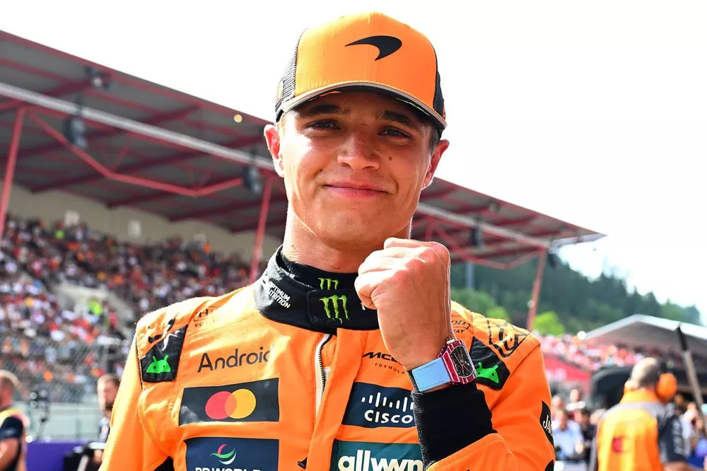 Polesitter Lando Norris, McLaren