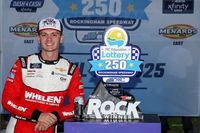Jesse Love jokes about locking trophy in his safe after NASCAR disqualification