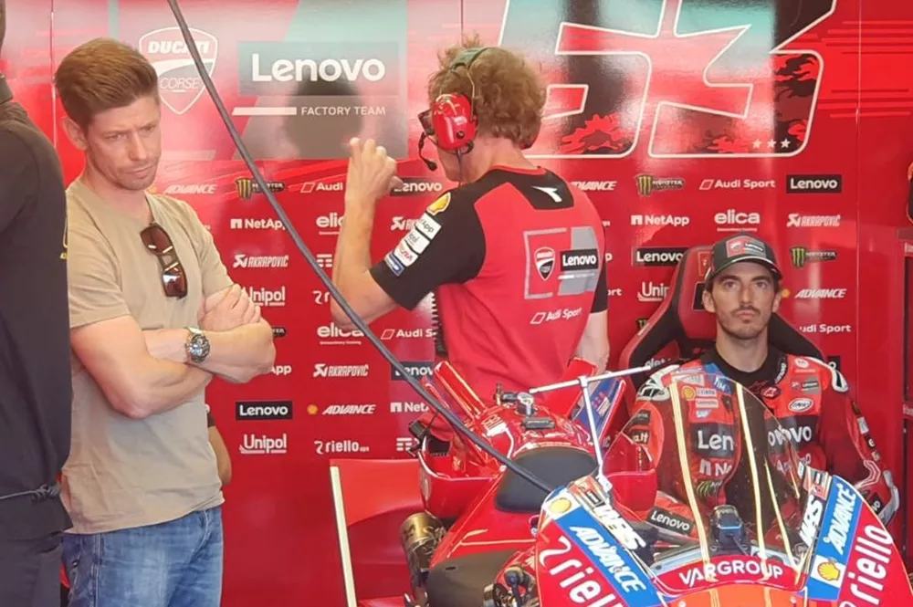 Casey Stoner e Pecco Bagnaia