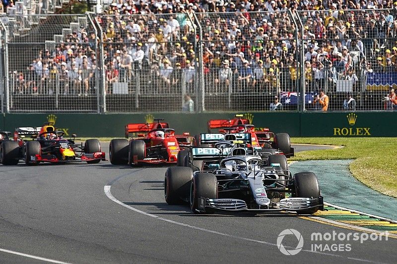 Valtteri Bottas, Mercedes AMG W10 líder al inicio