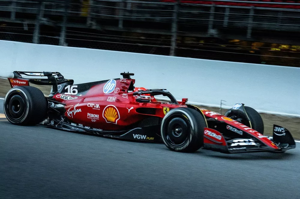 Charles Leclerc, Ferrari, test di Barcellona