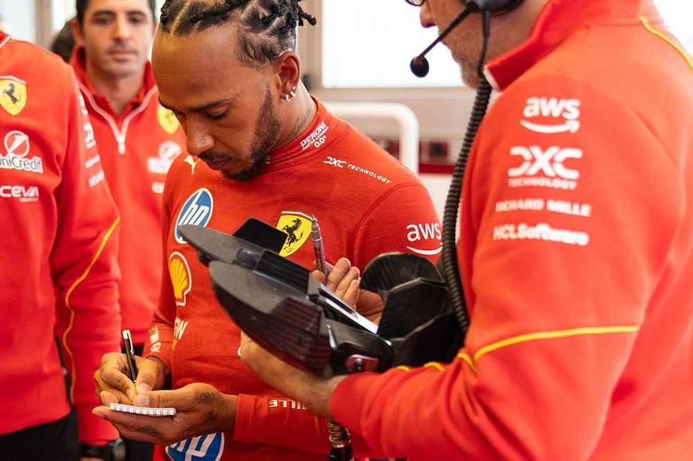 Lewis Hamilton, Ferrari at Fiorano