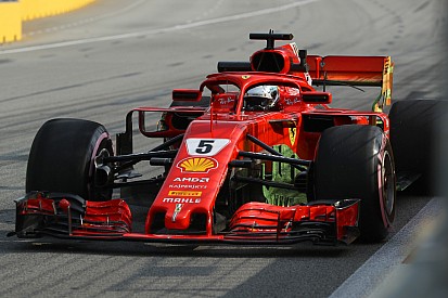 Vettel imponeert met toptijd, Verstappen ontevreden over Renault-motor