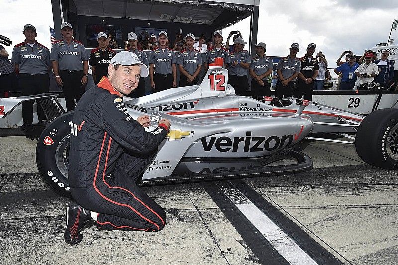 Ganador de la pole Will Power, Team Penske Chevrolet